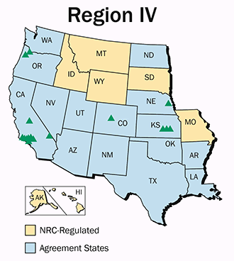 Complex Materials Sites Undergoing Decommissioning - region iv