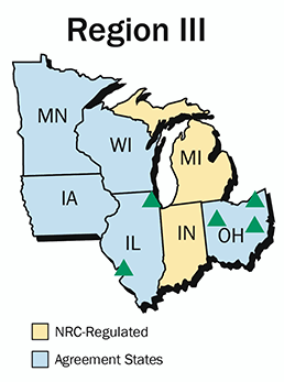 Complex Materials Sites Undergoing Decommissioning - Region III