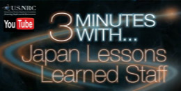 3 Minutes With...Japan Lessons Learned Staff