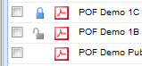 access icon key - consisting of a screenshot of a portion of the Electronic Hearing Docket page, showing various available document selections with either a locked padlock icon or an unlocked padlock icon next to each selection -- indicating whether or not that selection is accessible to the user