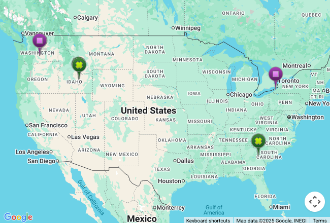 Map of DOE Waste Incidental to Reprocessing Locations