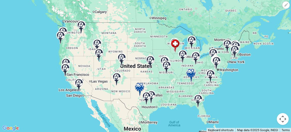 Map of Locations of Nonpower Production and Utilization Facilities