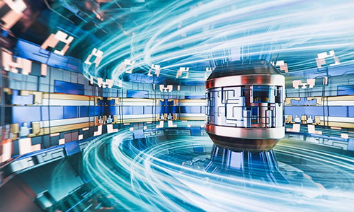 Rendering of a fusion reactor for Fusion Activities in Agreement States