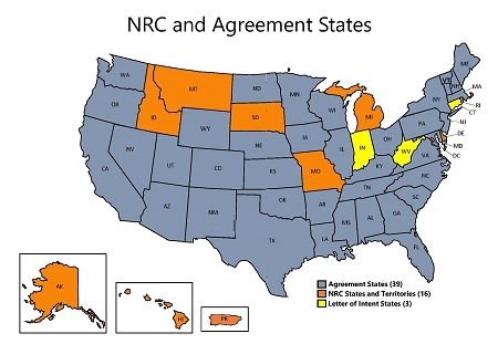 NRC US Map image