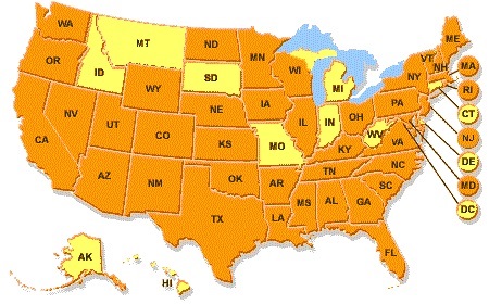 NRC US Map image