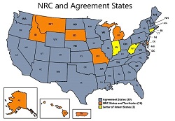 NRC thumbnail version of Agreement States map photo
