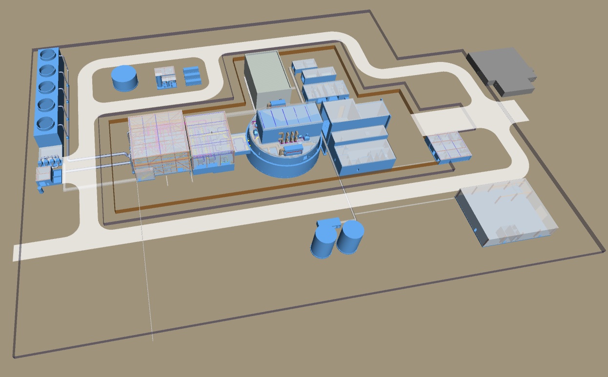 Rendering of ARC-100 Reactor