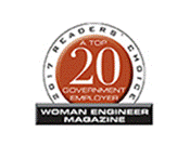 2020 Top 20 Government Employers Woman Engineering Magizine Award