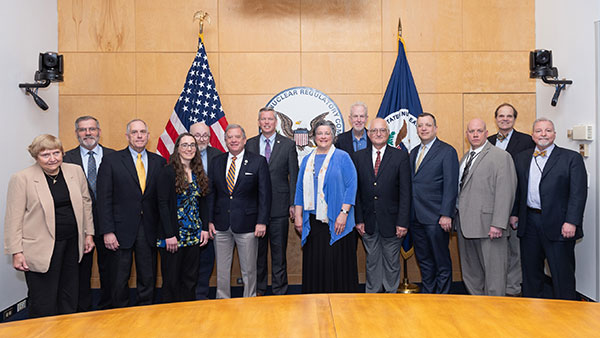 Members pictured from left to right, top to bottom: Dr. Vasken Dilsizian, Mr. Richard Green, Dr. Michael O'Hara, Dr. Ronald Ennis, Dr. John Suh, Ms. Megan Shober, Ms. Laura Weil, Dr. Pat Zanzonico, Dr. Philip Alderson, Dr. Christopher Palestro, Mr. Zoubir Ouhib, and Dr. Darlene Metter.