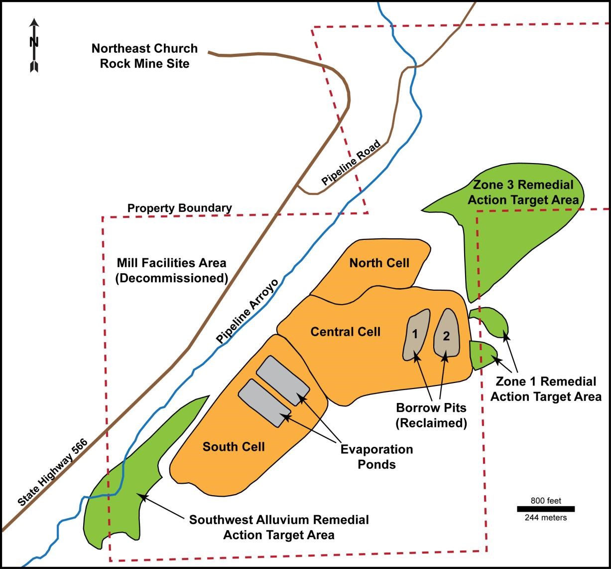 Figure 2: Church Rock Site Layout