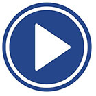 Image of a start button with a black outter ring and a blue inner circle with a white start button.