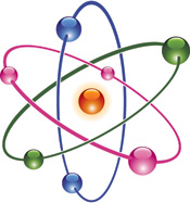 what is the name of the center of an atom