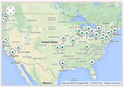 Locations of Complex Materials Sites Undergoing Decommissioning