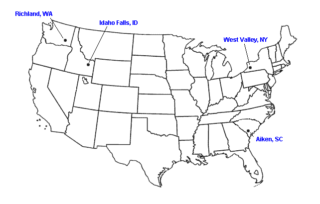 WIR Locations Map