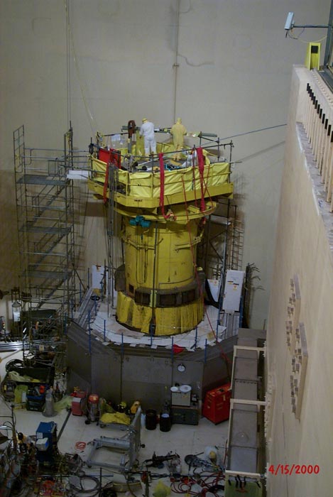 Overview of the Davis Besse Reactor Head Inspection Area