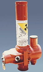 photo of a special gauge that can measure the flow of liquid through a pipe