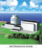 Artist's rendering of a nuclear plant