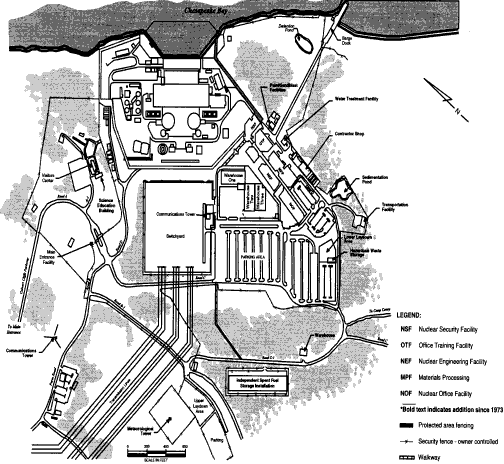 Calvert Cliffs Nuclear Power Plant Station Layout