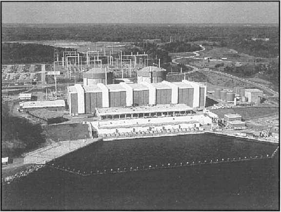 Calvert Cliffs Nuclear Power Plant (aerial photo)