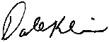 Signature of Dale E. Klein