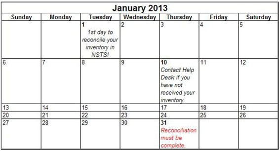 AIR Calendar Dates and Deadlines