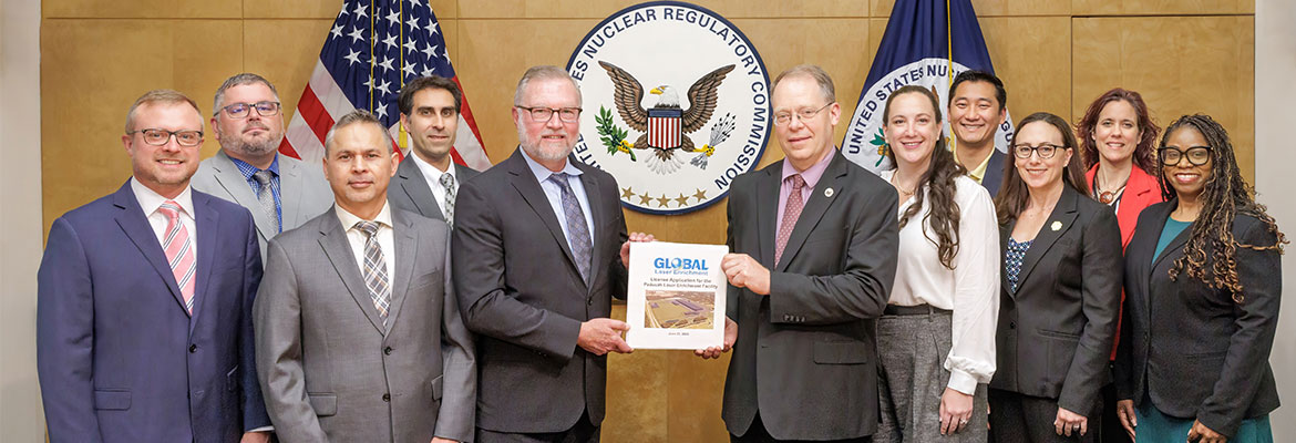 NRC Receives Global Laser Enrichment’s Application