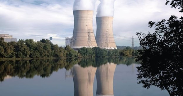 Image of Three Mile Island which is being renamed to Crane Clean Energy Center
