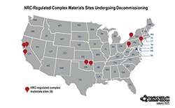 Location of complex materials decom sites map photo