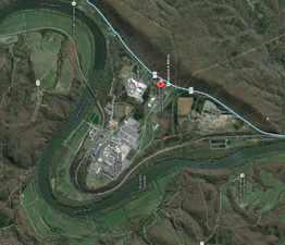 Aerial photo of BWXT Nuclear Operations Group Inc.