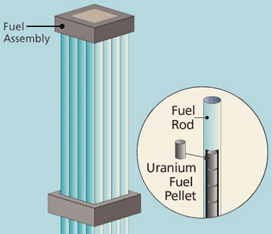 Image showing a fuel assembly