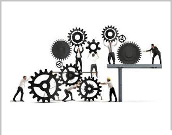 icon of cogs in wheels