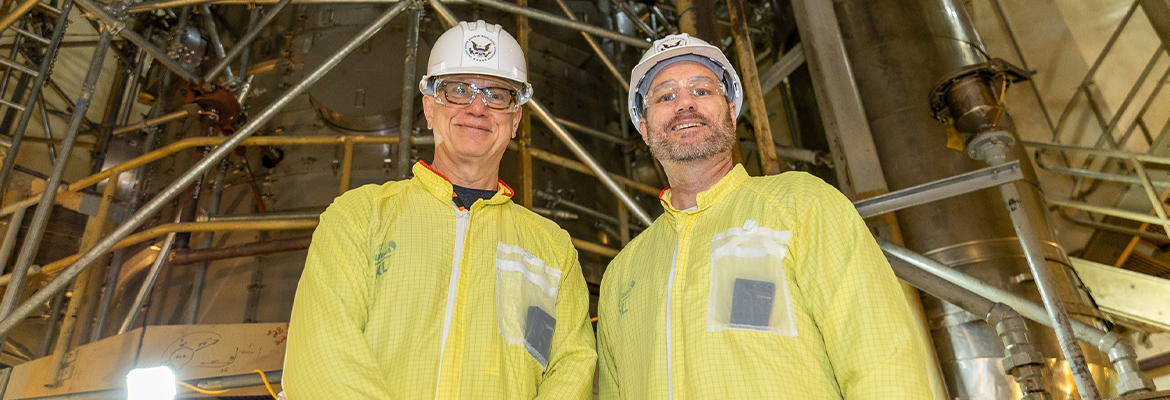 Commissioner Crowell and Weaver visit Crane Clean Energy Center