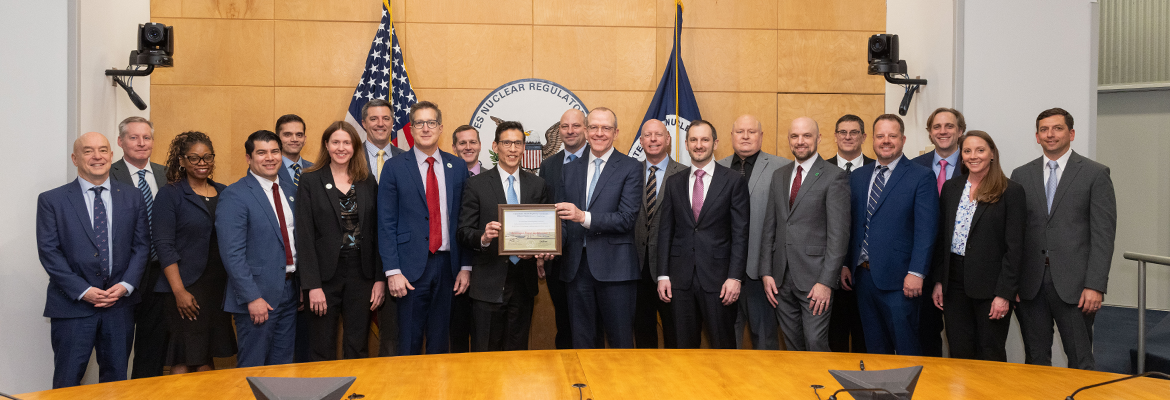 Group image of the TerraPower Signing Ceremony