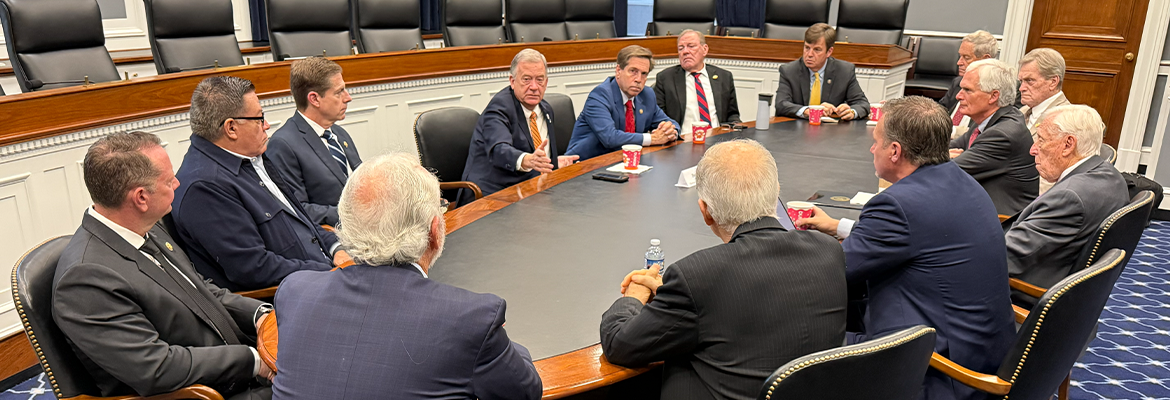Chairman David Wright meets with members of the Advanced Nuclear Caucus on Capitol Hill to discuss the nuclear industry, advanced reactor development and global deployment of advanced nuclear technologies.