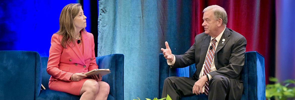NRC Chairman David Wright participates in a fireside chat with Nuclear Energy Institute’s Maria Korsnick at the 2025 National Conservative Energy Summit, discussing ways the NRC is implementing the Executive Orders and the ADVANCE Act. 