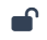 icon image of an unlocked padlock