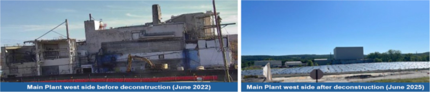 Before and After deconstruction