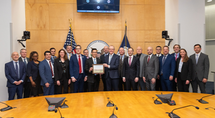 Group image of the TerraPower signing ceremony